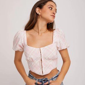 CARRIE PUFF SLEEVE TOP - XS - Backyard Roses